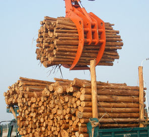 China A garra da madeira do acessório poderoso da garra da máquina escavadora/madeira hidráulicas das máquinas escavadoras luta fornecedor