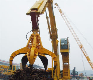 China cubeta da garra da máquina escavadora da casca alaranjada do acessório da garra da máquina escavadora do ³ de 1.25m para a sucata de aço de carregamento fornecedor